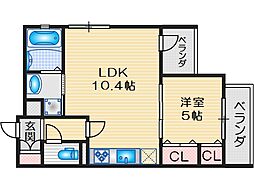 間取図画像 1LDK