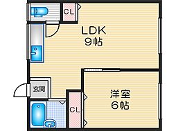 間取図画像 1DK