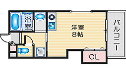 都部ハイツ 1DKの間取図画像