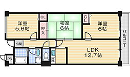 プ・ヴォワール21 3LDKの間取図画像