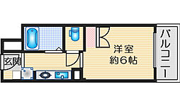 スチューデントパレス茨木 1Kの間取図画像