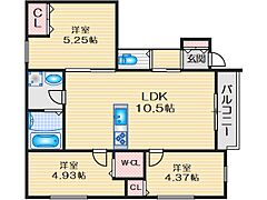 物件の間取り