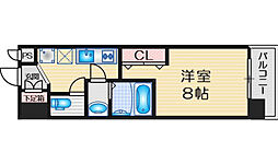 MASUno茨木 1Kの間取図画像