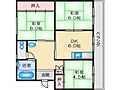 富田第二住宅73棟5階3.9万円