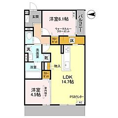 物件の間取り