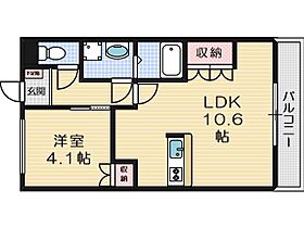 エトワール新在家  ｜ 大阪府摂津市新在家2丁目（賃貸マンション1LDK・4階・36.00㎡） その2