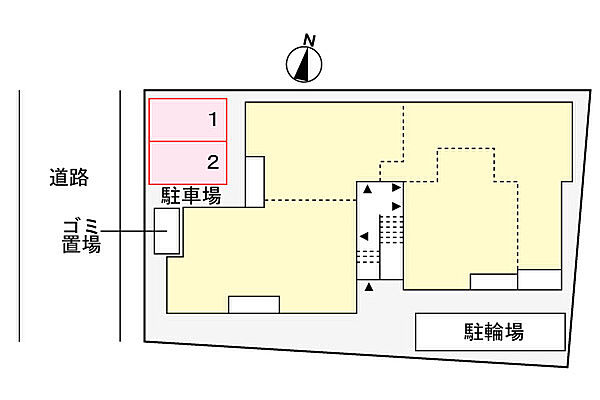 大阪府高槻市本町(賃貸アパート1LDK・3階・52.14㎡)の写真 その14