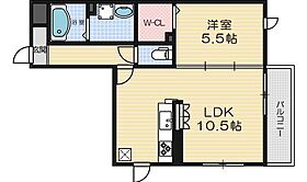 オーク太田II  ｜ 大阪府茨木市太田2丁目（賃貸アパート1LDK・3階・37.59㎡） その2