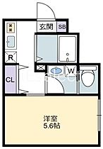 千葉県千葉市稲毛区天台１丁目（賃貸アパート1K・1階・21.73㎡） その2