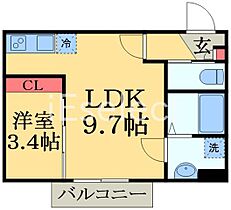 千葉県千葉市中央区道場北１丁目（賃貸アパート1LDK・3階・29.80㎡） その2