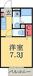 間取図画像 1K