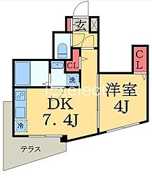 間取図画像 1DK