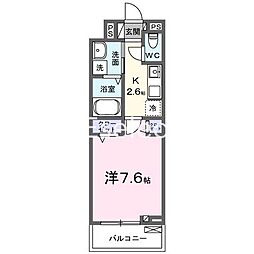 Soybeans Tenth 1Kの間取図画像