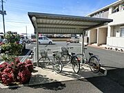 屋根付の駐輪場です！