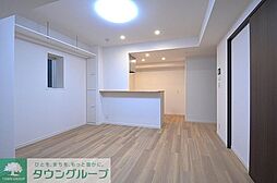 東京メトロ日比谷線 恵比寿駅 徒歩5分の賃貸マンション 5階1LDKのリビング/ダイニング