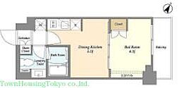ベルファース駒沢三丁目 2Kの間取図画像