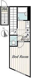 メゾン・ド・シュシュ 1Kの間取図画像