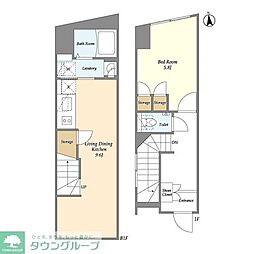 ザ・レジデンス下北アネックス 1LDKの間取図画像