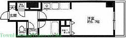HF駒沢公園レジデンスTOWER ワンルームの間取図画像