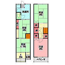 大阪府守口市大宮通１丁目（賃貸テラスハウス4K・1階・53.41㎡） その2