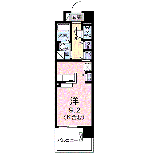 フットマーク　清水 706｜大阪府大阪市旭区清水３丁目(賃貸マンション1R・7階・30.96㎡)の写真 その2