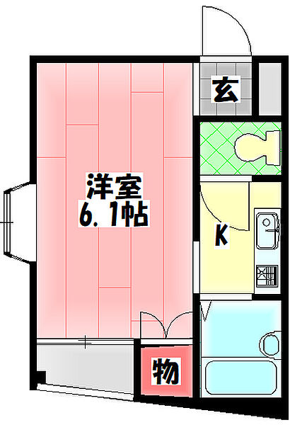 クレセント守口 ｜大阪府守口市大久保町２丁目(賃貸マンション1K・2階・16.70㎡)の写真 その2