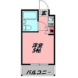 エムロード守口 1Kの間取図画像