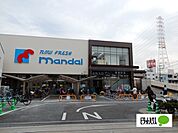 スーパー「万代古川橋店まで437m」