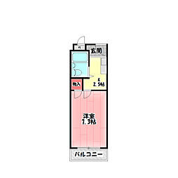 吉富ビル門真プラザ 1Kの間取図画像