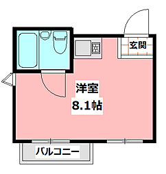 パクトール守口 ワンルームの間取図画像
