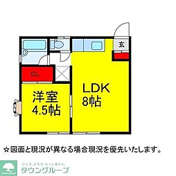 間取図画像 1LDK