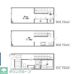 MOK-TERRACE TR-Ohanajaya 1DKの間取図画像