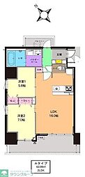 果樹園ST 2LDKの間取図画像