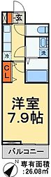 ノーヴァ 1Kの間取図画像