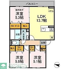物件の間取り
