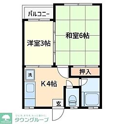 ネット101 2Kの間取図画像
