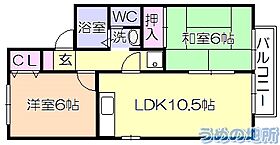 フラット高良台 202 ｜ 福岡県久留米市藤光町（賃貸アパート2LDK・2階・50.00㎡） その2