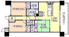 プレミスト日吉町 502 ｜ 福岡県久留米市日吉町（賃貸マンション3LDK・5階・67.80㎡） その2