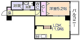 グランドウェルストーン 206 ｜ 福岡県久留米市花畑２丁目（賃貸マンション1LDK・2階・43.12㎡） その2