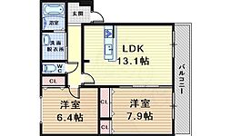 フジパレス園田5番館 2階/-