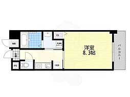 アーデン塚口 1DKの間取図画像