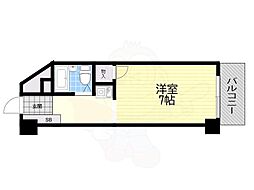 OSビル 1Kの間取図画像