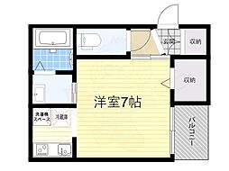 カーサ出屋敷駅前 1Kの間取図画像