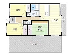 ボンシックコロニー1 3LDKの間取図画像