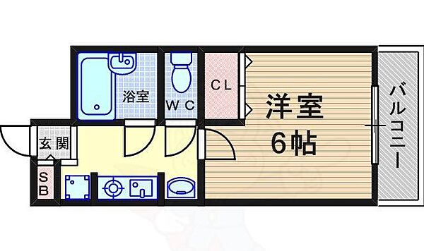 ステラハウス9 306｜兵庫県尼崎市南塚口町８丁目(賃貸マンション1K・3階・21.00㎡)の写真 その2