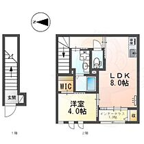 プランドール豊町  ｜ 兵庫県尼崎市武庫豊町２丁目（賃貸アパート1LDK・2階・37.82㎡） その2