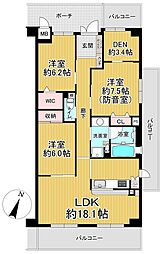 間取図画像 3SLDK