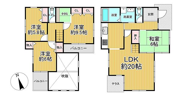 間取りを拡大表示