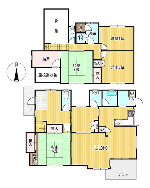 間取りを拡大表示
