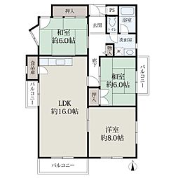 間取図画像 3LDK